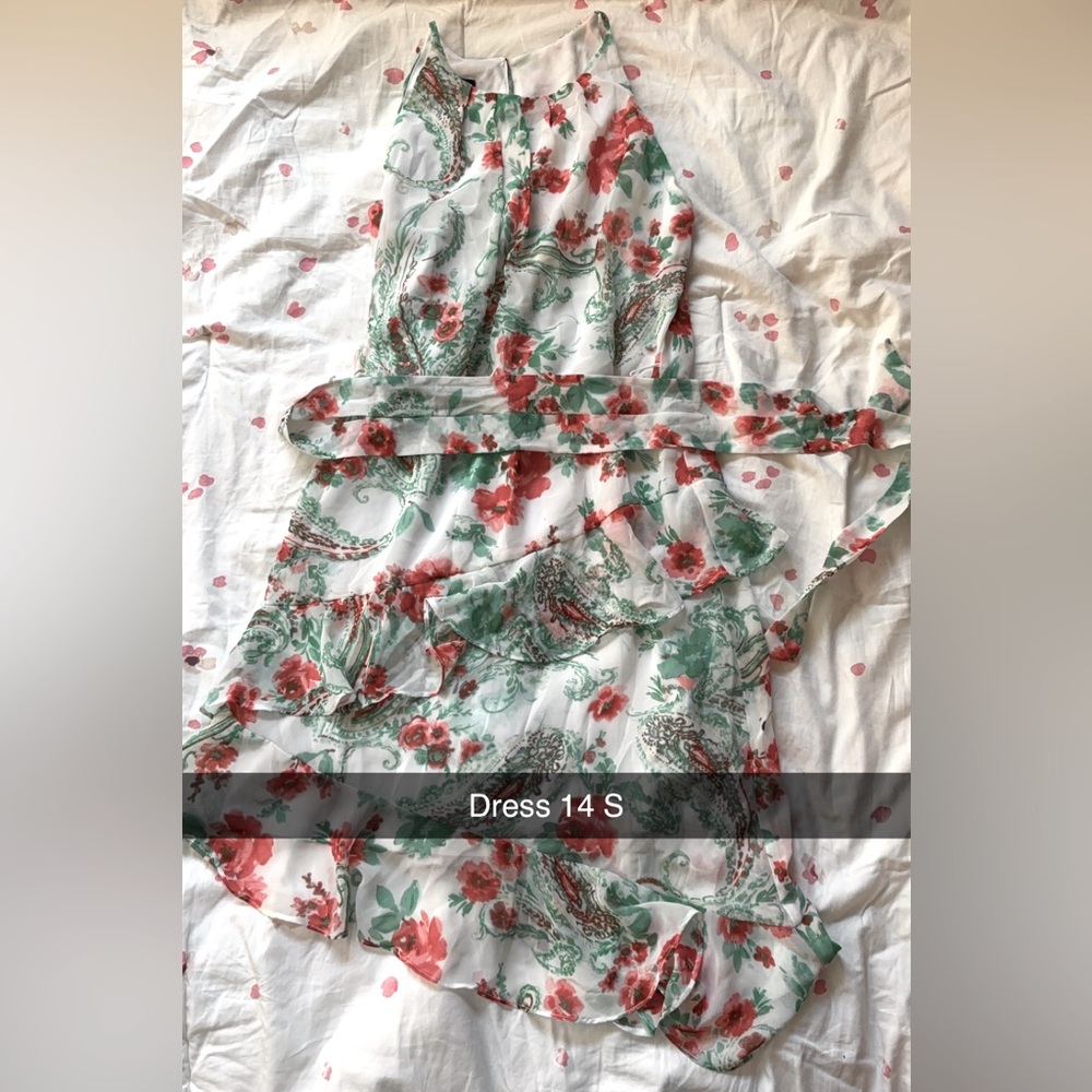Kids Long Dress with Tie